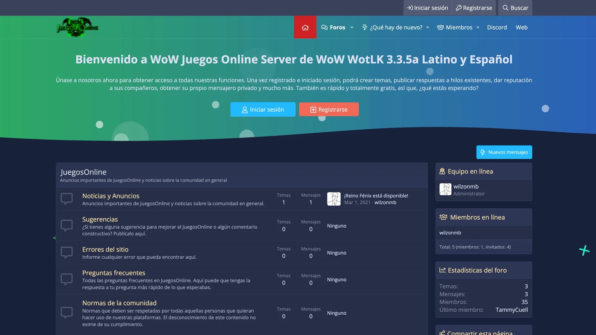WoW Juegos Online — Foro — imagen 1